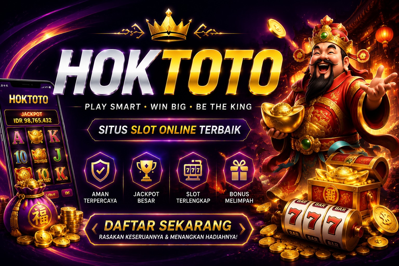 HOKTOTO Slot Gacor Resmi Paling Banyak Dicari Pemain Online